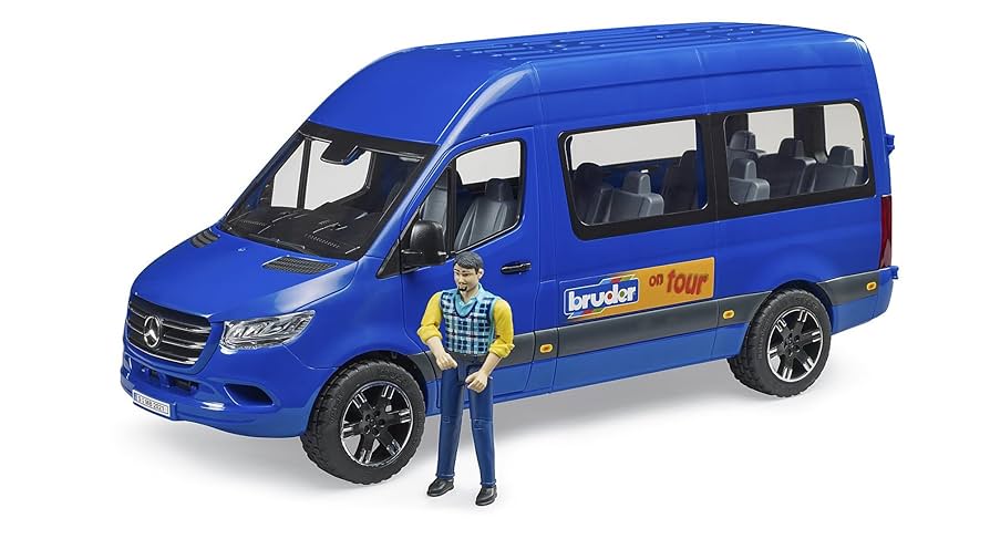 Amazon.com: bruder 02681 MB Sprinter Transfer with Driver 1
